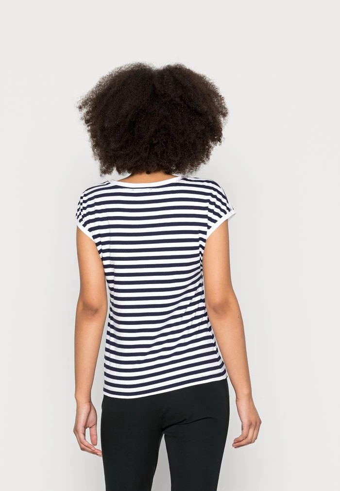 T-Shirt ANNA FIELD Anna Field Print T-shirt Bleu Marine Femme | QIG-9689049